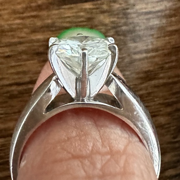 ENGAGEMENT RING DEF FOREVER ONE Charles & Colvard Moissanite 2.0 ct. Ring - Picture 3 of 11